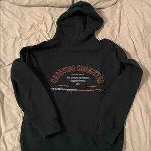 The Greeting Comittee era 2016ish green hoodie